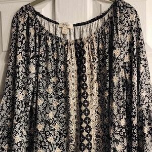 Style & co petite XL Peasant 3/4 top